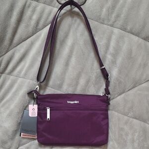 Baggallini Plum Crossbody Bag
